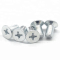 Factory Price Carbon Steel Grade 4.8 Zinc Plated Countersunk Head Screw